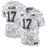 Buffalo Bills #17 Josh Allen Arctic Camo 2024 F.U.S.E. Salute To Service Limited Stitched Jersey