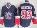 Rangers #99 Wayne Gretzky Navy Blue CCM Statue Of Liberty Stitched Jersey