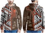 Cleveland Browns Brown Orange White Pullover Hoodie