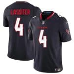 Houston Texans #4 Kamari Lassiter Navy 2025 F.U.S.E. Vapor Limited Football Stitched Jersey
