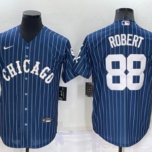 Chicago White Sox #88 Luis Robert Navy Cool Base Stitched Jersey