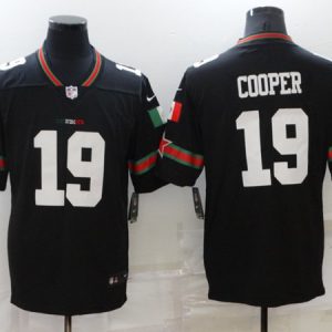 Dallas Cowboys #19 Amari Cooper Black Mexico Stitched Jersey