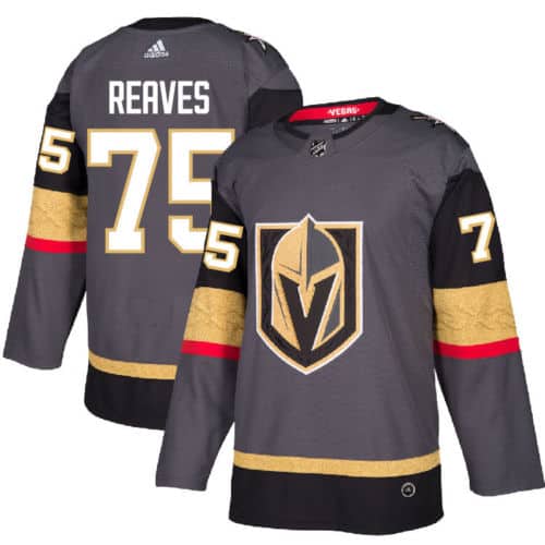 Vegas Golden Knights #75 Ryan Reaves Gray Home Stitched Hockey Jersey