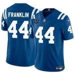 Indianapolis Colts #44 Zaire Franklin Blue 2024 F.U.S.E. With 4-Star C Patch Vapor Limited Stitched Jersey