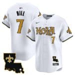 New Orleans Saints #7 Taysom Hill White Cool Base Stitched Jersey