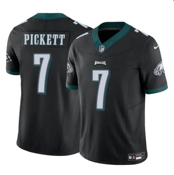 Philadelphia Eagles #7 Kenny Pickett Black 2023 F.U.S.E Vapor Untouchable Limited Stitched Jersey