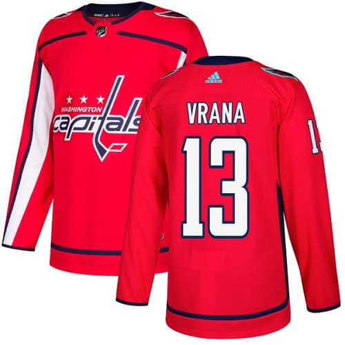 Washington Capitals #13 Jakub Vrana Red Stitched Adidas Jersey