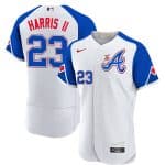 Atlanta Braves #23 Michael Harris II White 2023 City Connect Flex Base Stitched Jersey