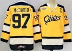 Edmonton Oilers #97 Connor McDavid Yellow 2024-25 With C Patch Heritage Classic Primegreen Stitched Jersey