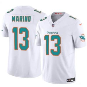 Miami Dolphins #13 Dan Marino White 2023 F.U.S.E Vapor Limited Stitched Jersey