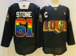 Vegas Golden Knights #61 Mark Stone Black 2024-25 Stitched Jersey