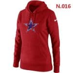 Dallas Cowboys Logo Pullover Hoodie Red