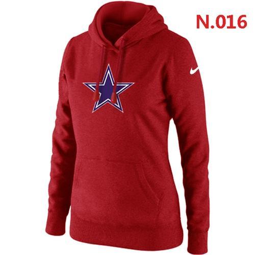 Dallas Cowboys Logo Pullover Hoodie Red