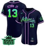 Atlanta Braves #13 Ronald Acuna Jr. 2023 Galaxy Flex Base Stitched Jersey