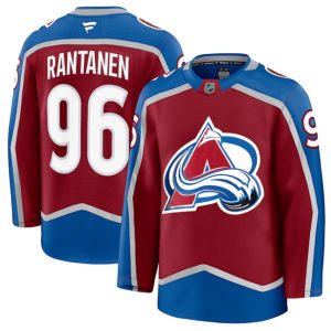 Colorado Avalanche #96 Mikko Rantanen Burgundy 2024-25 Home Stitched Jersey