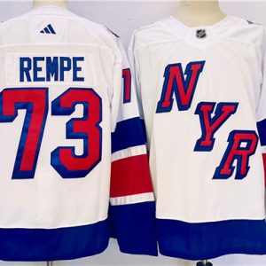 New York Rangers #73 Matt Rempe White 2023-2024 Stadium Series Stitched Jersey