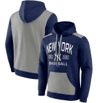 New York Yankees Navy Grey Chip In Pullover Hoodie