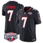Houston Texans #7 C.J. Stroud Navy F.U.S.E. 2024 AFC South Division Champions Vapor Limited Stitched Jersey