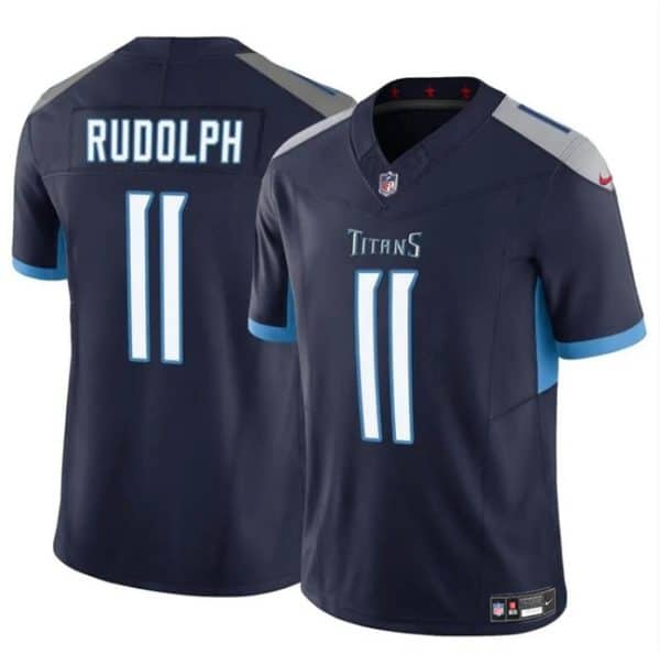 Tennessee Titans #11 Mason Rudolph Navy 2024 F.U.S.E. Vapor Limited Stitched Jersey
