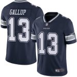 Dallas Cowboys #13 Michael Gallup Navy Vapor Untouchable Limited Stitched Jersey