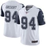 Cowboys #94 Randy Gregory White Stitched Limited Rush Nike Jersey