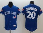 Blue Jays #20 Josh Donaldson Blue Fashion Stars Stripes Flexbase Authentic Stitched Jersey