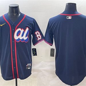 American League Boston Red Sox Blank Navy 2025 All-Star Edition Limited Stitched Jersey