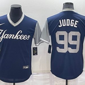New York Yankees #99 Aaron Judge Navy Stitched Baseball Jersey