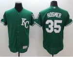 Royals #35 Eric Hosmer Green Celtic Flexbase Authentic Collection Stitched Jersey