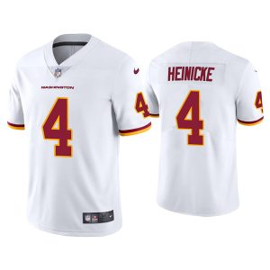 Washington Football Team #4 Taylor Heinicke White Vapor Untouchable Limited Stitched Jersey
