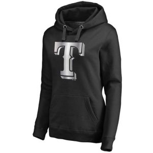 Texas Rangers Platinum Collection Pullover Hoodie Black