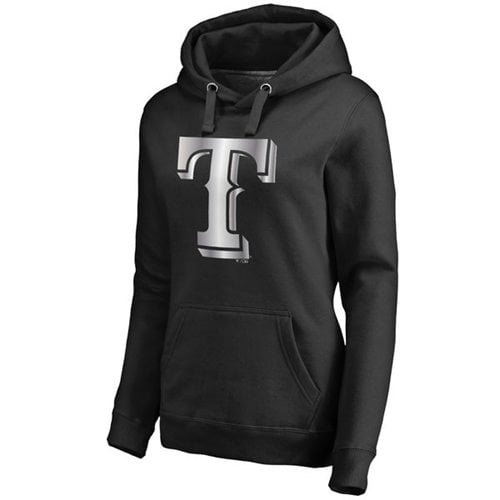 Texas Rangers Platinum Collection Pullover Hoodie Black