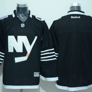Islanders Blank Black Alternate Stitched Jersey