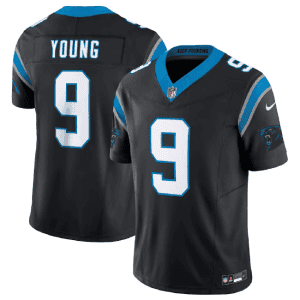 Carolina Panthers #9 Bryce Young Black 2023 F.U.S.E. Vapor Untouchable Stitched Jersey