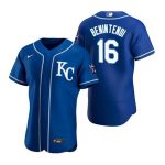 Kansas City Royals #16 Andrew Benintendi Blue Stitched Jersey