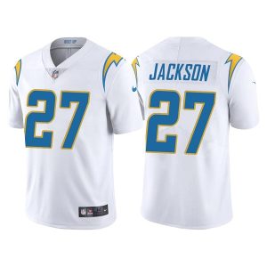 Los Angeles Chargers #27 J.C. Jackson White Vapor Untouchable Limited Stitched Jersey