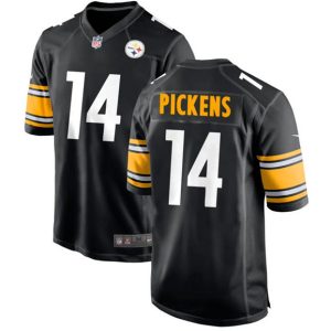Pittsburgh Steelers #14 George Pickens Black Stitched Jersey