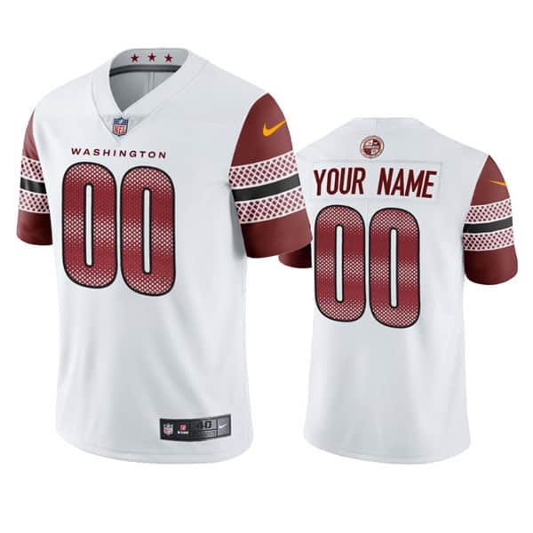 Washington Commanders Active Player Custom White Vapor Untouchable Stitched Jersey