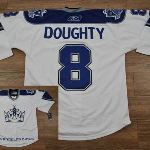 Kings #8 Drew Doughty White Stitched Jersey