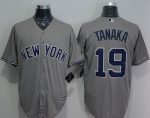 Yankees #19 Masahiro Tanaka Grey New Cool Base Stitched Jersey