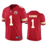 Kansas City Chiefs #1 Jerick McKinnon Red Vapor Untouchable Limited Stitched Football Jersey