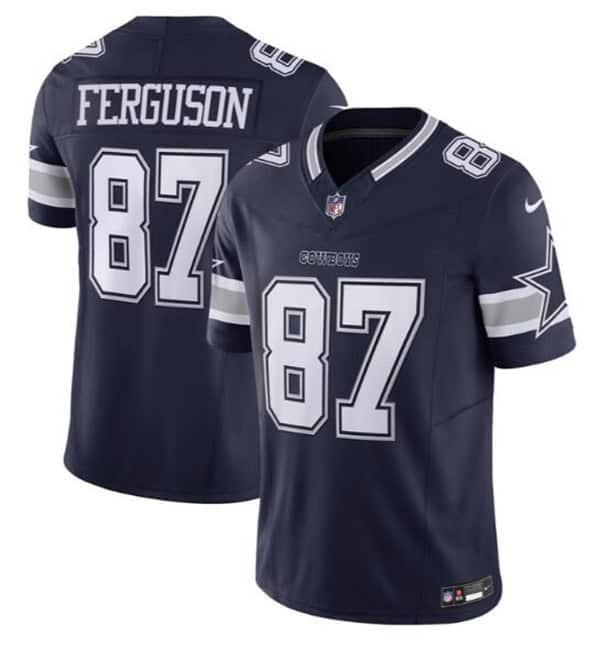 Dallas Cowboys #87 Jake Ferguson Navy 2023 F.U.S.E. Vapor Untouchable Limited Stitched Jersey