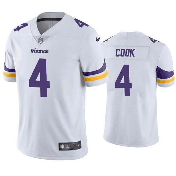 Minnesota Vikings #4 Dalvin Cook White Vapor Untouchable Stitched Jersey