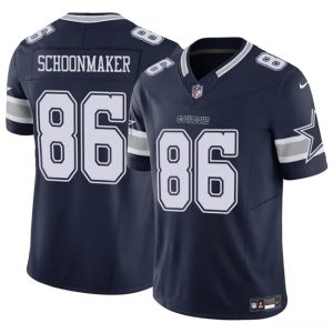 Dallas Cowboys #86 Luke Schoonmaker Navy 2023 F.U.S.E. Vapor Untouchable Limited Stitched Jersey