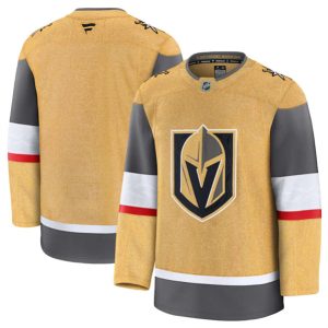 Vegas Golden Knights Blank Gold 2024-25 Home Stitched Jersey
