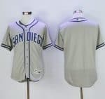 Padres Blank Grey Flexbase Authentic Collection Stitched Jersey