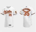 Baltimore Orioles #35 Adley Rutschman White Flex Base Stitched Jersey