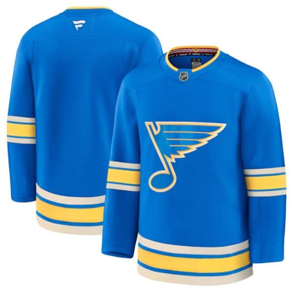 St. Louis Blues Blank Blue 2024-25 Alternate Stitched Jersey