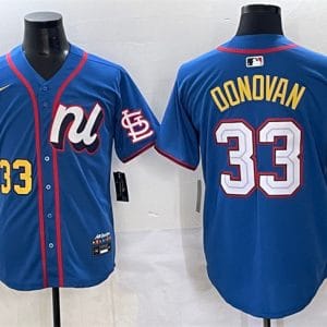 National League #33 Brendan Donovan Blue 2025 All-Star Edition Limited Stitched Jersey