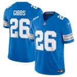 Detroit Lions #26 Jahmyr Gibbs Blue 2024 F.U.S.E. Vapor Limited Stitched Jersey